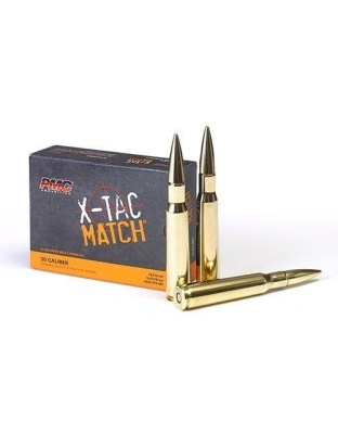 PMC X-TAC MATCH Rifle Ammunition.50 cal 740 gr SLD 2728 fps 10/ct