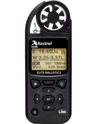 Kestrel Ballistics 5700 Elite with Applied Ballistics and Link Black