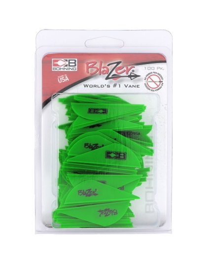 Bohning Blazer Vanes Neon Green 100 pk.