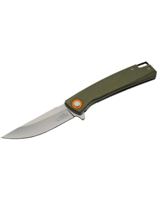 Szco Sawmill Ruc 4" Green Micarta Folder D2 Steel Blade