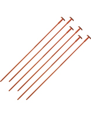Gun Storage Solutions Orange Rifle Rods.22 Caliber 6-Pack