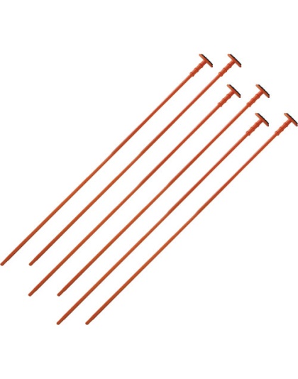 Gun Storage Solutions Orange Rifle Rods.22 Caliber 6-Pack