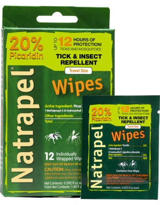 Arb Natrapel Picaridin Wipes 12 Wipes Per Box