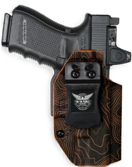 We the People Sf Hellcat Pro Ord Topo Orange Right-Hand Inside-the-Waistband Holster