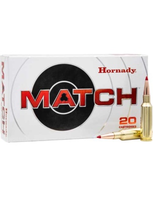 Hornady Match 300 Precision Rifle Cartridge 225 Grain ELD 20 Rounds 10 Boxes per Case