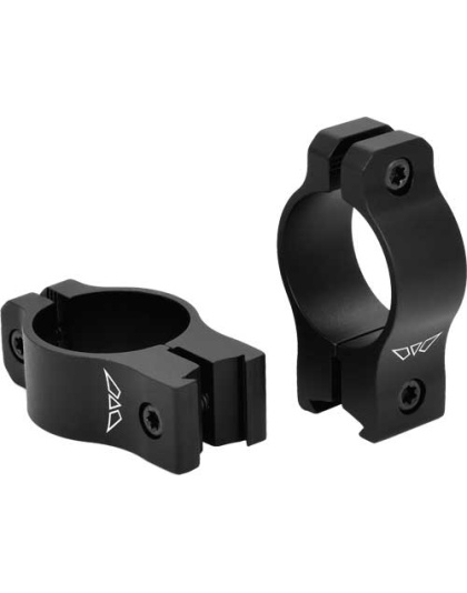 Warne Scope Mounts Vapor 1" Medium Matte Rings Aluminum Fits 3/8 Dvtl Only