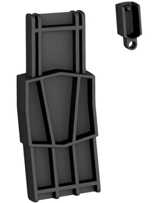 MTM AR Vise Block & Link Gray Angled Magazine-Well Block