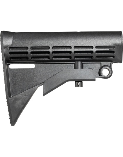 One Horse AR-15 Buttstock Mil-Spec 6 Position Black