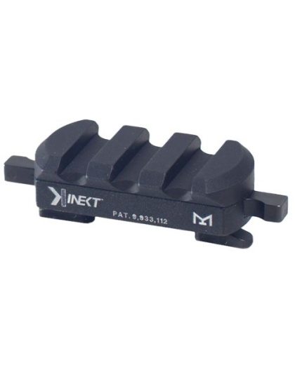 Kinetic Development Group Kinect Mlock Picatinny Rail 3 Slot Mount Black