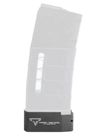 Taran Tactical Inv Ti 308 Pmag Base Pad +5/6 Flat Titanium Gray