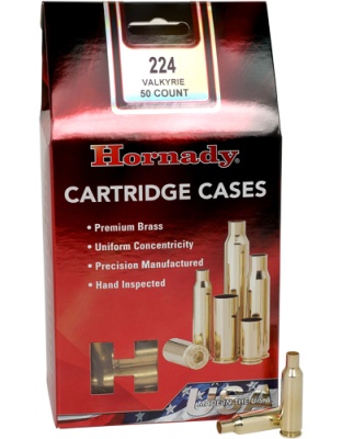 Hornady Unprimed Cases 224 Valkyrie 50 Pack 5-Pack/Cs