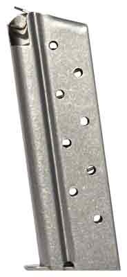 Iver Johnson Magazine 1911 9 mm 8 Rounds Stainless Steel Fits Officer/Thrasher