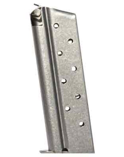 Iver Johnson Magazine 1911 9 mm 8 Rounds Stainless Steel Fits Officer/Thrasher