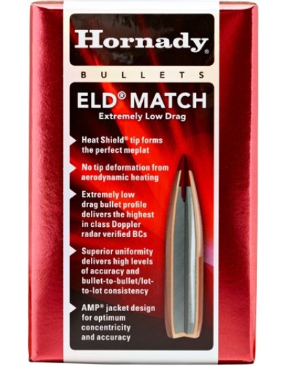 Hornady Bullets 7 mm.284 180 Grain ELD-Match 100 Count 15 Boxes per Case