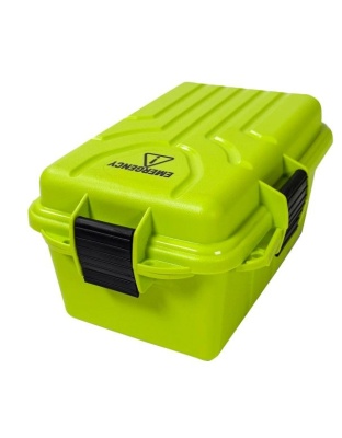 MTM Emergency Box 2 9.8X6.8X4.8 Yellow Green