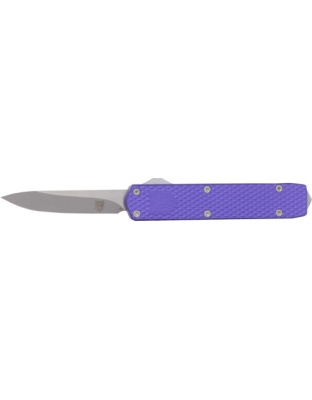 Cobratec Knives Mini Mamba Out-the-Front Gen 2 Knurled Purple 2.25" D2 Drop