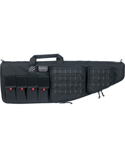 GPS Tactical AR Case 35" Black with Handgun Holder