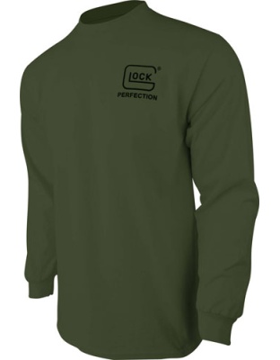 Glock Born in Austria Long Sleeve Shirt Military Green 3XL