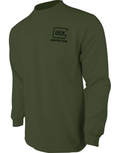 Glock Born in Austria Long Sleeve Shirt Military Green 3XL