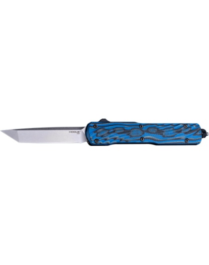 Hogue Counterstrike Auto 3.35" Out-the-Front Tanto Blade G10 Cover Blue
