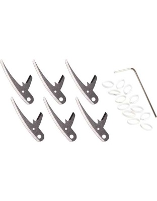 Swhacker Replacement Blades Levi Morgan Curved 125 Grain 6PACK