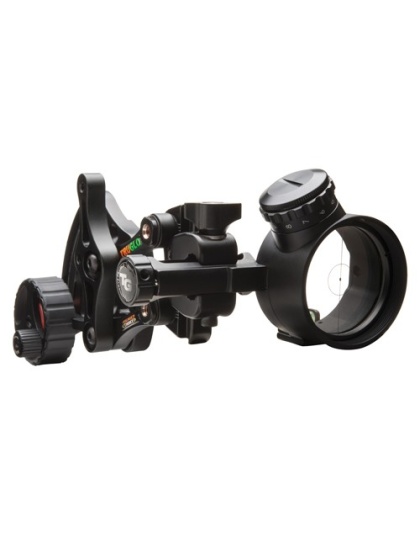 Truglo Bow Sight Range Rover Pro with Green LED Dot Black
