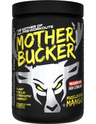 Bucked Up Pre-Workout Mother Bucker Musclehead Mango 20 Srv