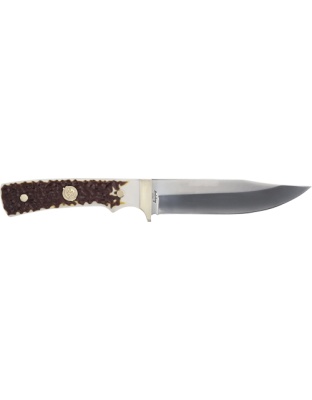 Uncle Henry Knife Next Gen Staglon 5.25" Blade with Leather Sheath