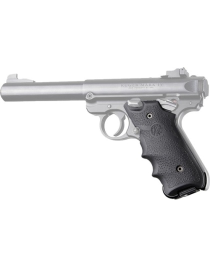 Hogue Ruger Mkiv Rubber Grip with Finger Grooves Black