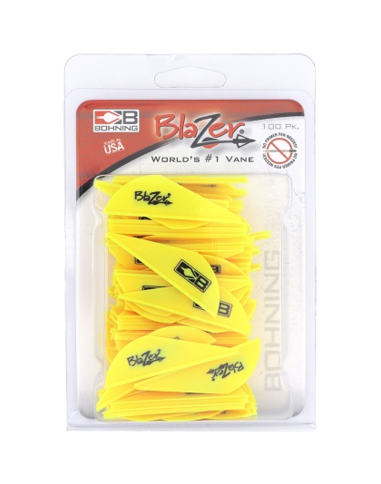 Bohning Blazer Vanes Neon Yellow 100 pk.
