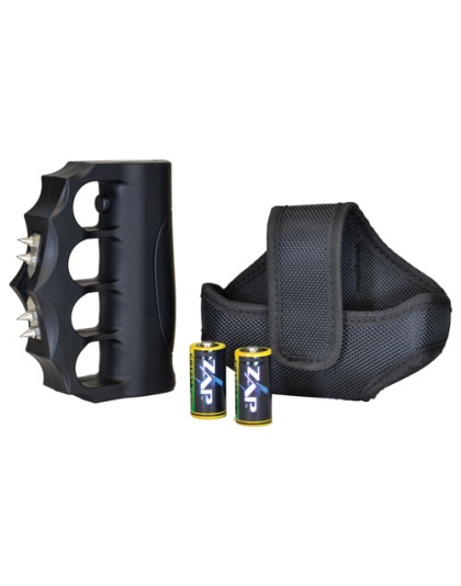 Pointed Soft Point Products Zap Stun Gun Blast Knuckle Extreme 950000 Volts Black
