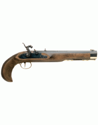 Traditions Kentucky Pistol 50 Caliber Percussion 10" Blued/Hrdwd