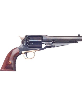 Cimarron 1858 Army 44 Caliber 5.5" Octagon Blued Walnut