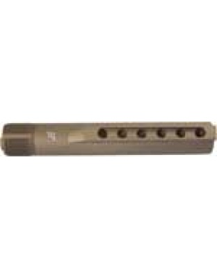 J&e Machine Tech J&e AR-15/AR10 Milspec 6-Pos Rec Extension Buffer Tube Tan