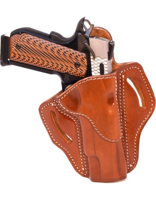 1791 Gunleather BH1 Belt Holtr Outside-the-Waistband Multi Fit Right-Hand 1911 Frame 4-5" Brown