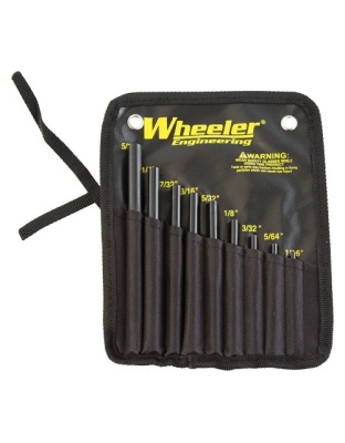 Wheeler 9-Pc Roll Pin Starter Set with Storage Pouch