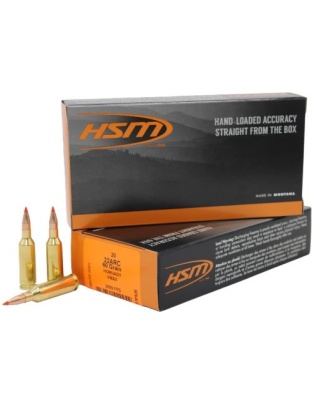 HSM Ammo 22 Arc 60 Grain V-Max 20 Rounds 25 Boxes per Case