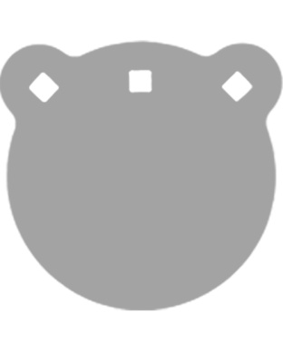 Bash Target Supply AR500 Gong Target Round 6"-1/2" Thick