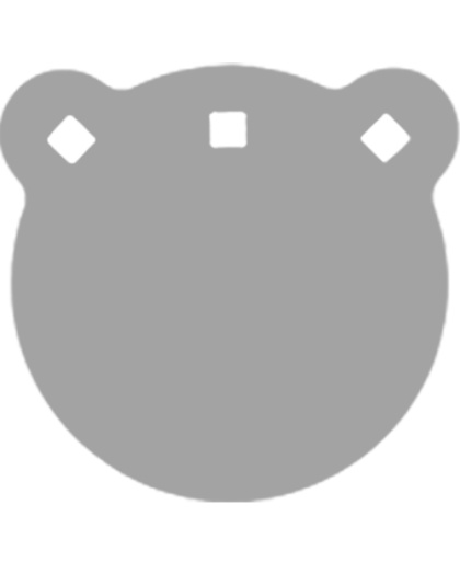 Bash Target Supply AR500 Gong Target Round 6"-1/2" Thick