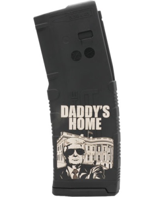Black Rain Ordnance Magazine 5.56X45 30 Rounds Black Trump Daddy's Home