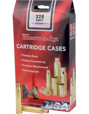 Hornady Unprimed Cases 220 Swift 50 Pack 5-Pack/Cs