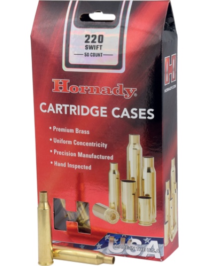 Hornady Unprimed Cases 220 Swift 50 Pack 5-Pack/Cs