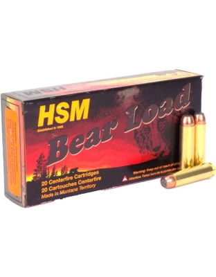 HSM Ammo Bear 450 Bm 300 Grain Jacketed Soft Point 20 Rounds 25 Boxes per Case
