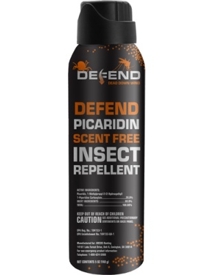 Dead Down Wind Defend Picaridin Tick and Mosquito Spray Scent Free 5 Ounce