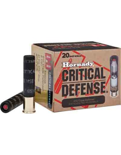 Hornady Critical Defense 410 2.5" 1-Slug/2-Rb 20 Rounds 10 Boxes per Case