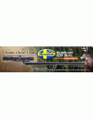 Mossberg Barrel & Scope REM870 12 Gauge 24" Trophy Prtd with 3-9 Mat