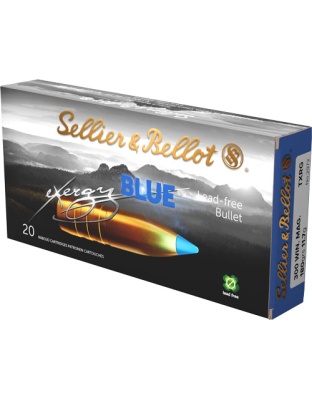 Sellier & Bellot S&b 300 Winchester Magnum 180 Grain Txrg Blue 20 Rounds 10 Boxes per Case