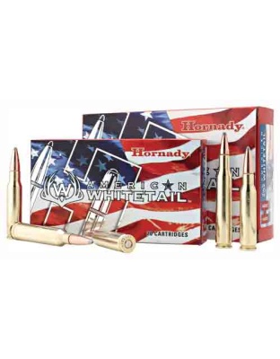 Hornady Whitetail 25-06 Rem 117 Grain Interlock 20 Rounds 10 Boxes per Case
