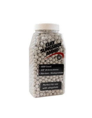 DAC Clay Slingshot Ammo 1500/ct