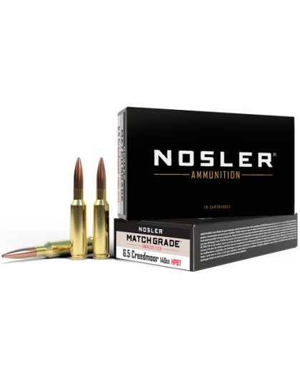 Nosler Bullets Match 6.5 Cm 140 Grain Custom Competition Hollow Point Boat Tail 20 Rounds